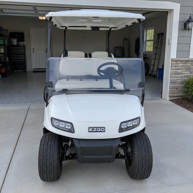 Golf cart — Front
